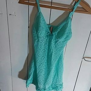 Blue lace Victoria Secret night dress lingerie